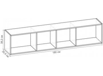 Полка Полка 1800 ПН.008.1800-00
