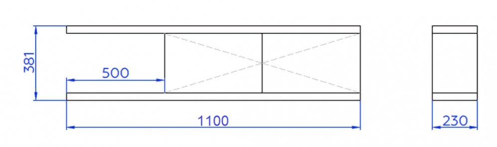 Полка Smart белая