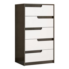 Комод Гавана венге / акрил белый