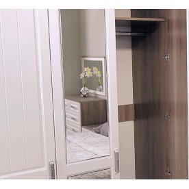 Шкаф двухдверный СМ-223.07.005 зеркало слева