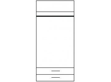 Шкаф двухдверный Tiffany 2DG2S