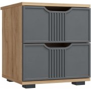 дуб крафт золотой / графит