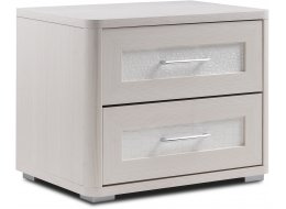 Прикроватная тумба Кэт-4 бодега / caiman белый