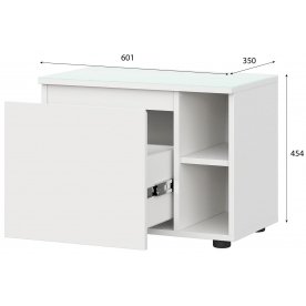 Прикроватная тумба Одри Серия 2