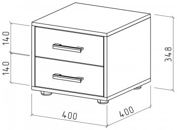 Прикроватная тумба Остин-1