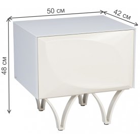 Прикроватная тумба Quadro 58DB-NS15873