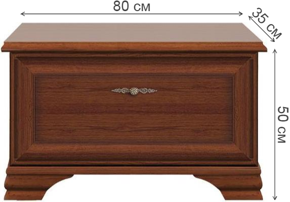 Тумба Kentaki S320-SFK1B каштан