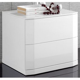 Тумба прикроватная М-102 белая