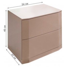 Тумба прикроватная М-102 мока