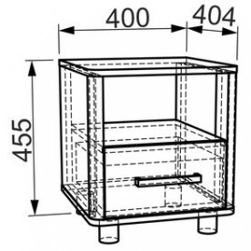 Прикроватная тумба Ривьера