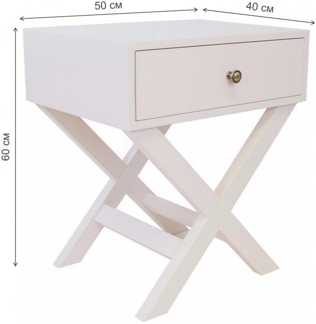 Тумба Tomas MGCG-03-W white