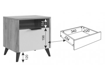 Спальный гарнитур Адам комплектация 1