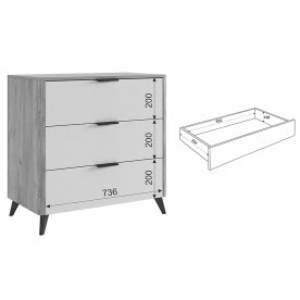 Спальный гарнитур Адам комплектация 1