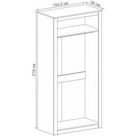 Спальный гарнитур Даллас комплектация 1