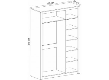 Спальный гарнитур Даллас комплектация 2