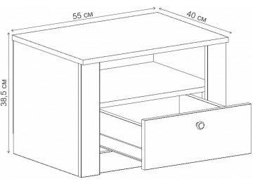 Спальный гарнитур Даллас комплектация 2