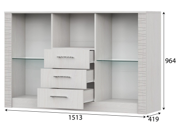 Спальный гарнитур Дельта комплектация 1