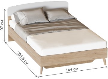 Спальный гарнитур Калгари комплектация 1