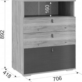 Cпальный гарнитур Модерн К111