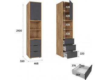 Спальный гарнитур Оптима ОП-108