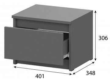 Спальный гарнитур Сибити комплектация 1 недорого