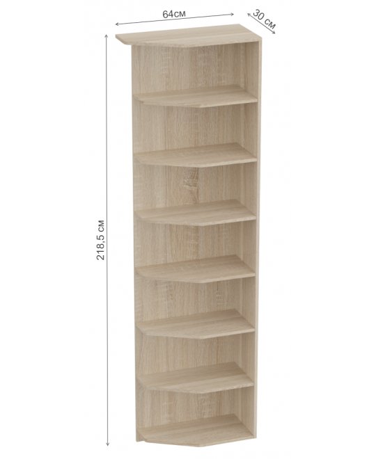 Стеллаж Элана дуб сонома