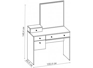 Туалетный столик Астра