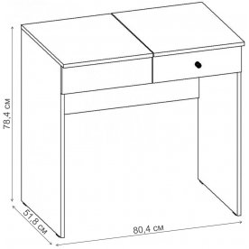 Туалетный столик Лотос-2 ТС.010.800-01