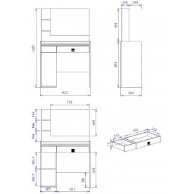 Туалетный столик Мале