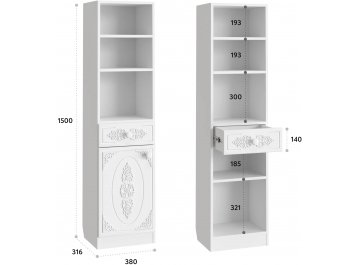 Туалетный столик Ассоль АС-6501