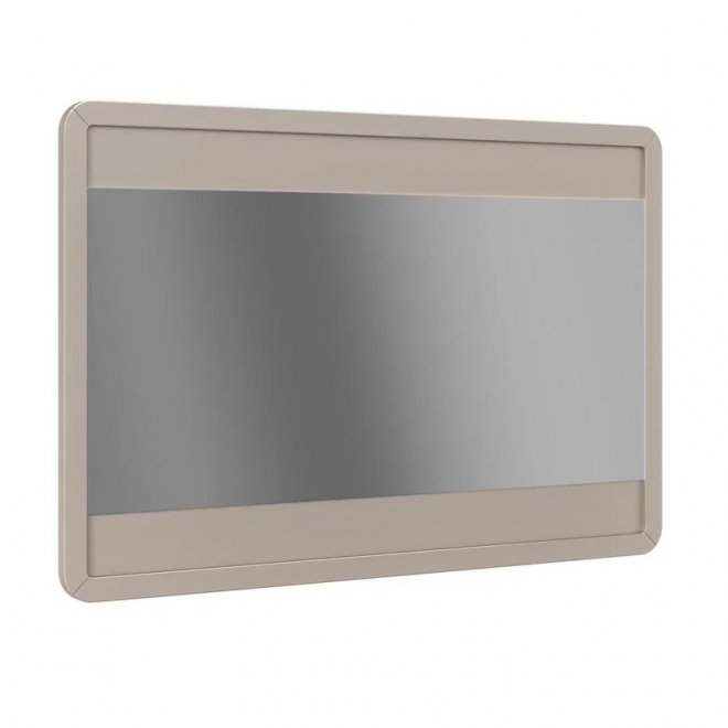 Зеркало Olimar ореха / бежевый матовый