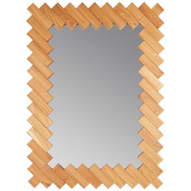 Зеркало Дубовые планки V20083
