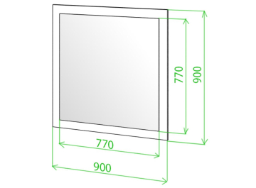 Зеркало Той 90 Ш