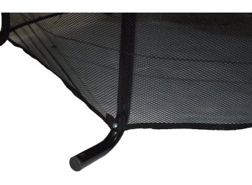 Батут с защитной сеткой AL-140-red