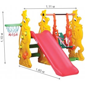 Детская горка Петушок SL-15