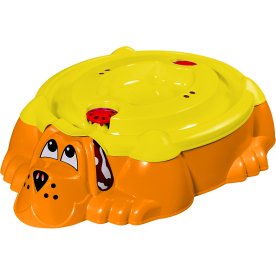 Песочница Собачка с крышкой 432