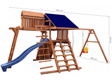 Детская площадка Можга Красная звезда Р985 тент