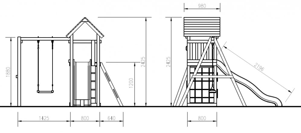 Детская площадка Савушка Мастер 7