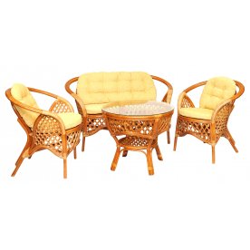 Комплект для отдыха Меланж коньяк