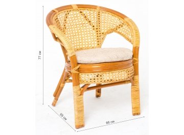 Кресло из ротанга 02/15B