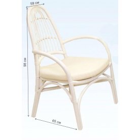 Кресло Dayning-В белое