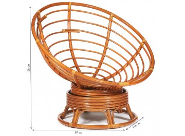 Кресло-качалка Papasan/Папасан W 23/01 B