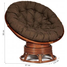 Кресло-качалка Papasan W 23/01 B