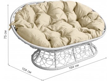 Диван из ротанга Мамасан для дачи