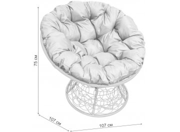 Комплект для отдыха из ротанга Мамасан Папасан
