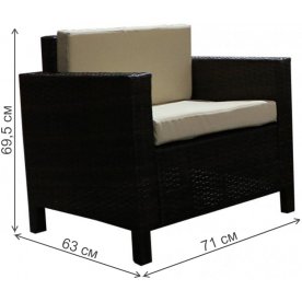 Комплект для отдыха из ротанга Никон