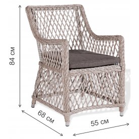 Кресло из ротанга Латте