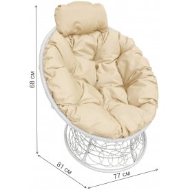 Кресло из ротанга Папасан мини
