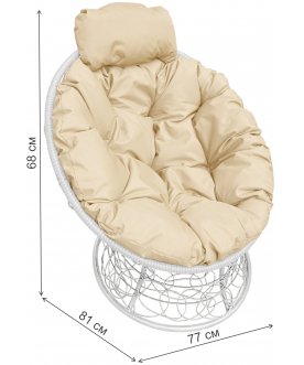 Кресло из ротанга Папасан мини