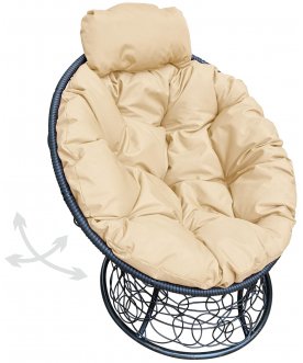 Кресло из ротанга Папасан мини